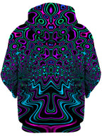 Fractal River Unisex Hoodie Psychedelic Pourhouse Epic Hoodie
