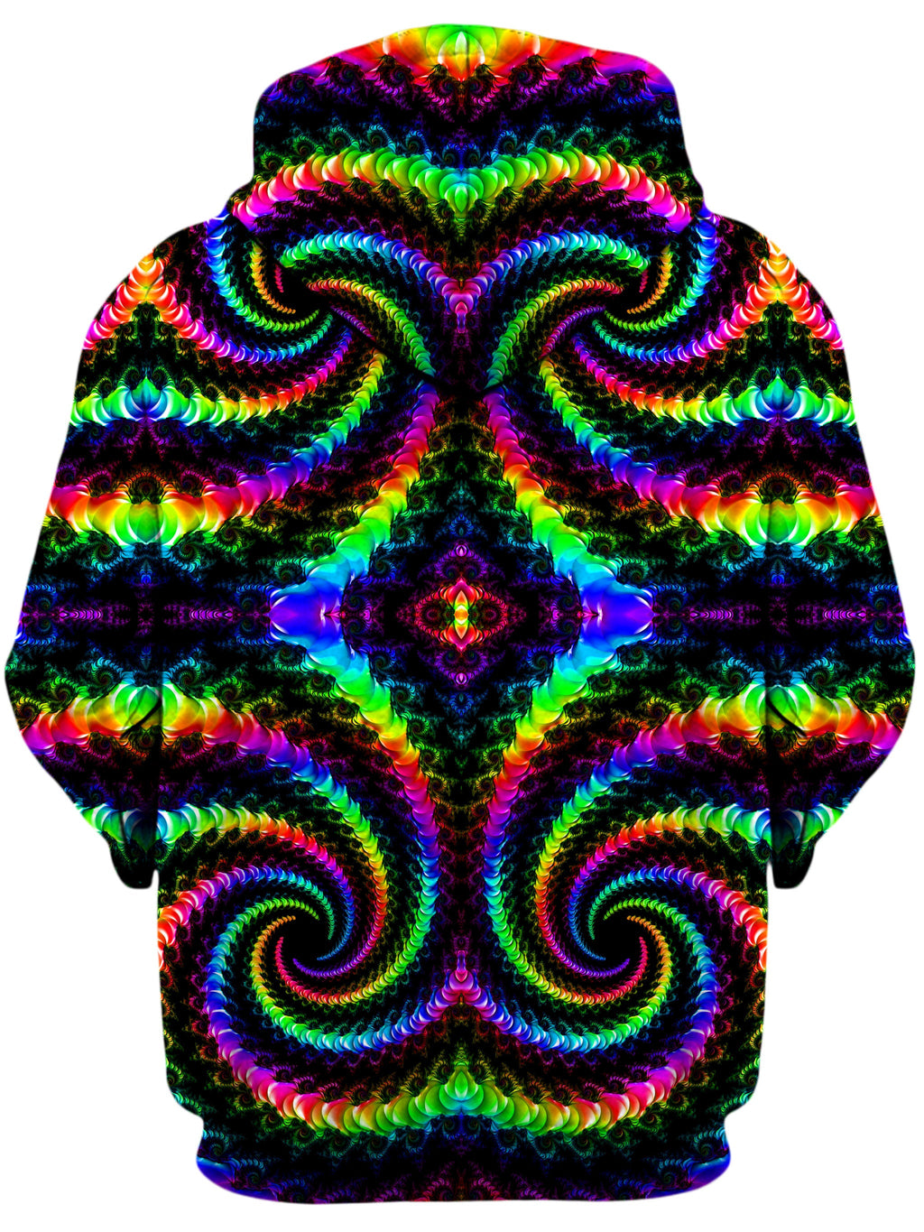 Fractaled Vision Unisex Zip-Up Hoodie