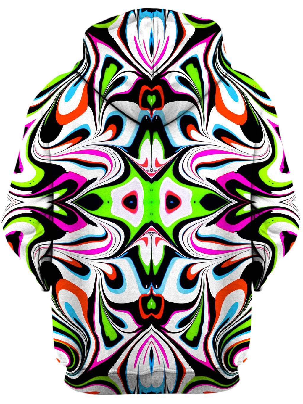 Neon Zebra Portal Unisex Hoodie
