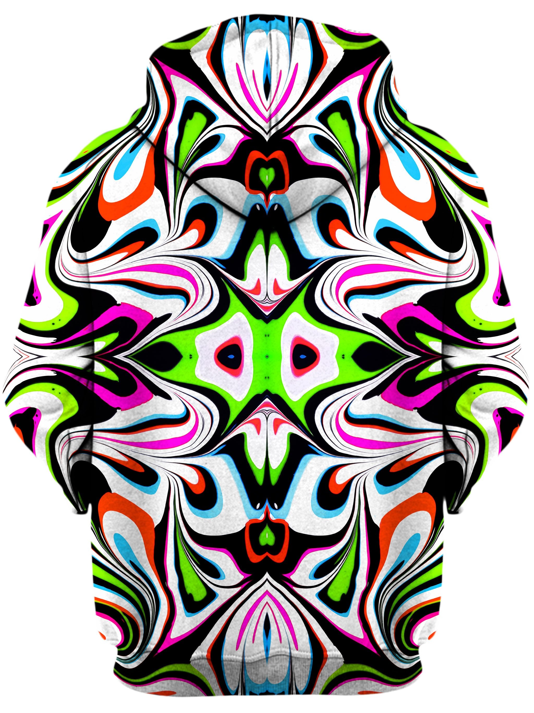 Neon Zebra Portal Unisex Hoodie