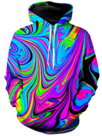 Cosmic Flow Unisex Hoodie Psychedelic Pourhouse Epic Hoodie