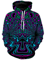 Fractal River Unisex Hoodie Psychedelic Pourhouse Epic Hoodie