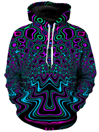 Psychedelic Pourhouse - Fractal River Unisex Hoodie