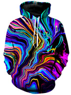 Neon Rift Unisex Hoodie Psychedelic Pourhouse Epic Hoodie