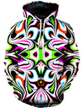 Neon Zebra Portal Unisex Hoodie