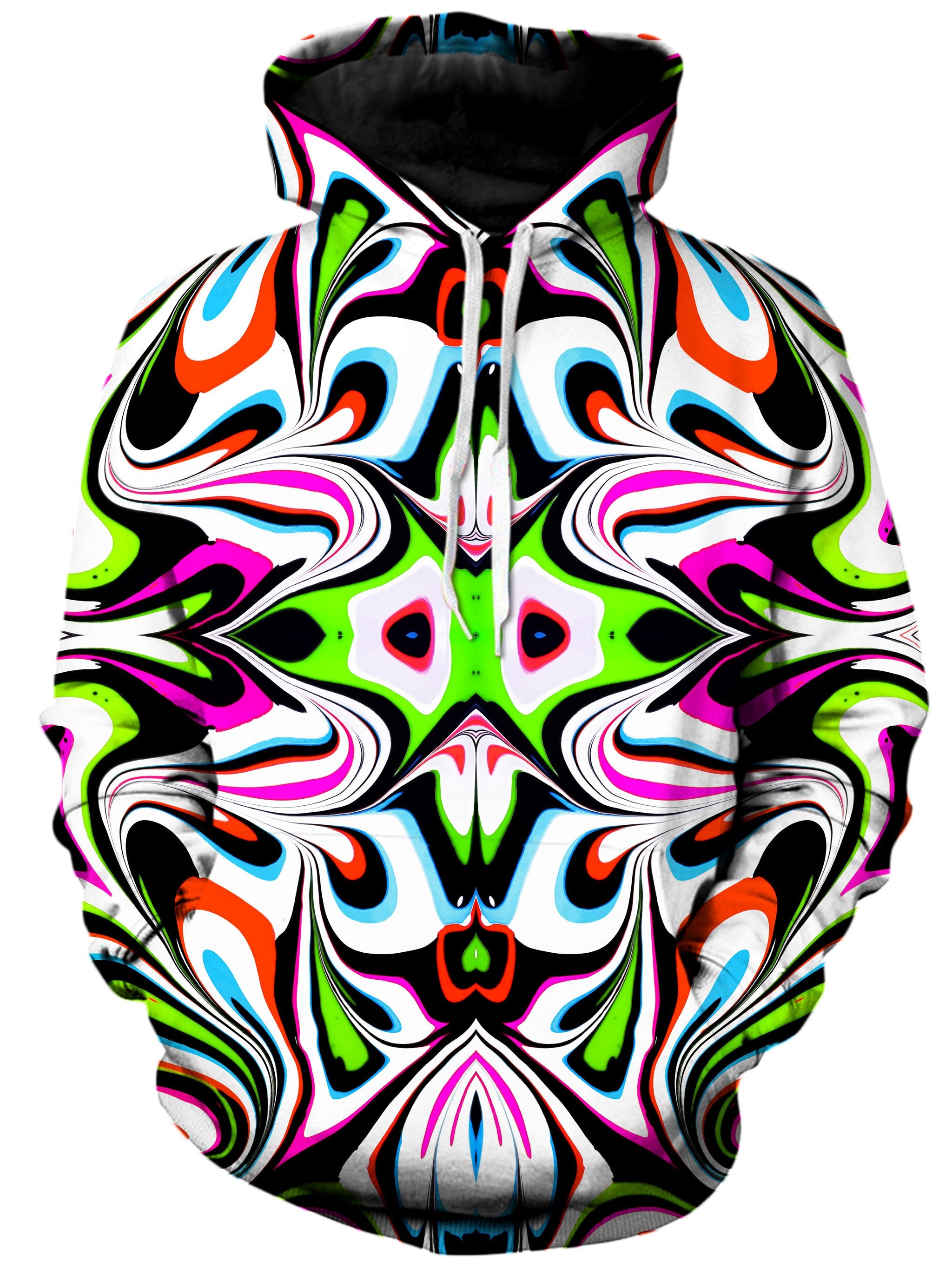 Neon Zebra Portal Unisex Hoodie