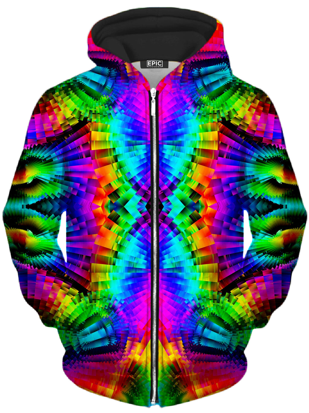 Reality Breakdown Unisex Zip-Up Hoodie
