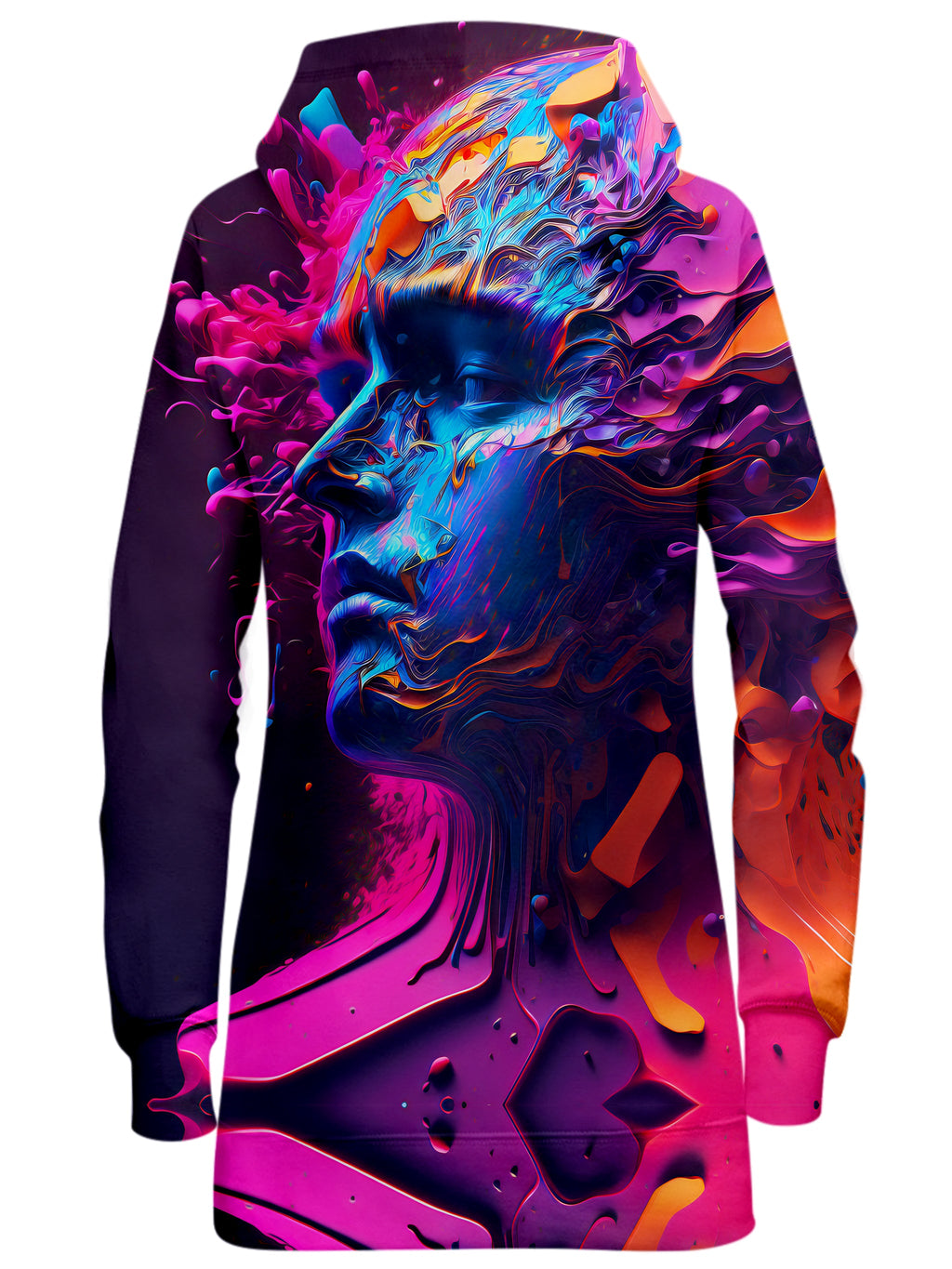 Hollow Existence Hoodie Dress