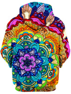 Microcosm Mandala Unisex Zip-Up Hoodie Rachel Rosenkoetter Epic Hoodie