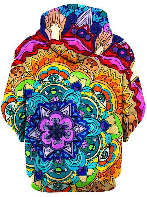 Microcosm Mandala Unisex Zip-Up Hoodie Rachel Rosenkoetter Epic Hoodie