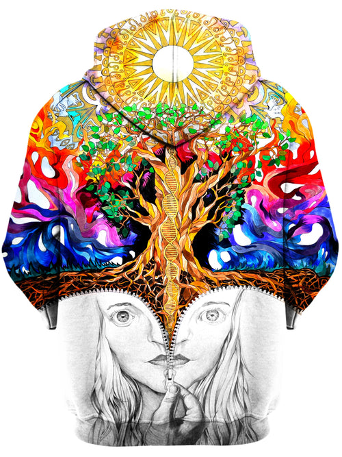 Unzipped Self Portrait Unisex Hoodie Rachel Rosenkoetter Epic Hoodie