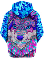 Wolfadelic III Unisex Zip-Up Hoodie Rachel Rosenkoetter Epic Hoodie