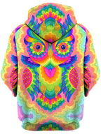 Cosmic Owl Unisex Zip-Up Hoodie Rachel Rosenkoetter Epic Hoodie