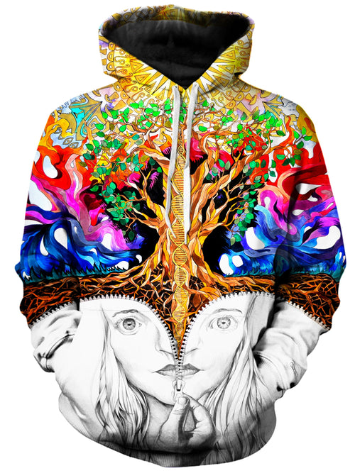 Unzipped Self Portrait Unisex Hoodie Rachel Rosenkoetter Epic Hoodie