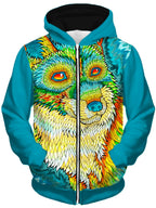 Foxadelic II Unisex Zip-Up Hoodie Rachel Rosenkoetter Epic Hoodie