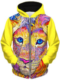 Kaleidoscopic King 1 Unisex Zip-Up Hoodie, Rachel Rosenkoetter, T6 - Epic Hoodie