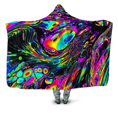 Rainbow Magma Hooded Blanket