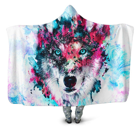 Riza Peker - Wolf Hooded Blanket