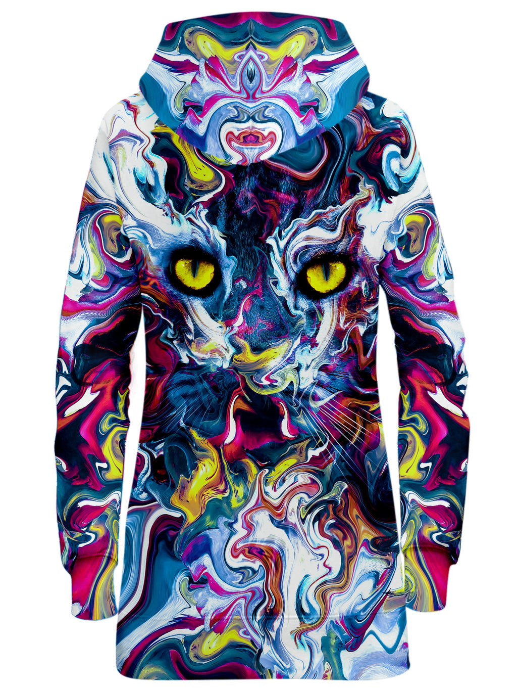 Feline Vision Hoodie Dress Riza Peker Epic Hoodie