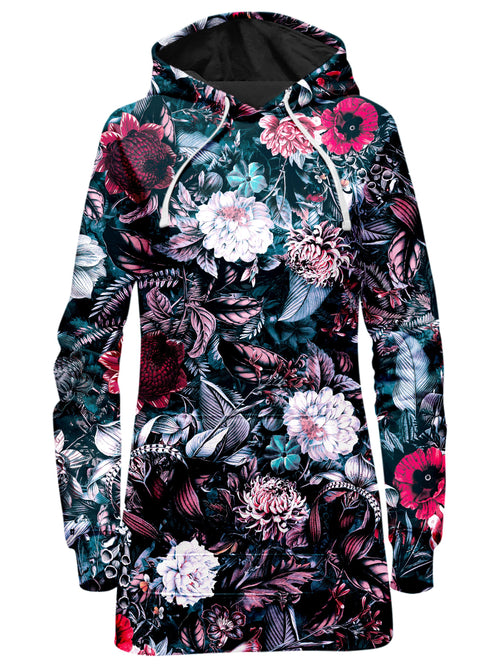 Blue Garden Hoodie Dress Riza Peker Epic Hoodie