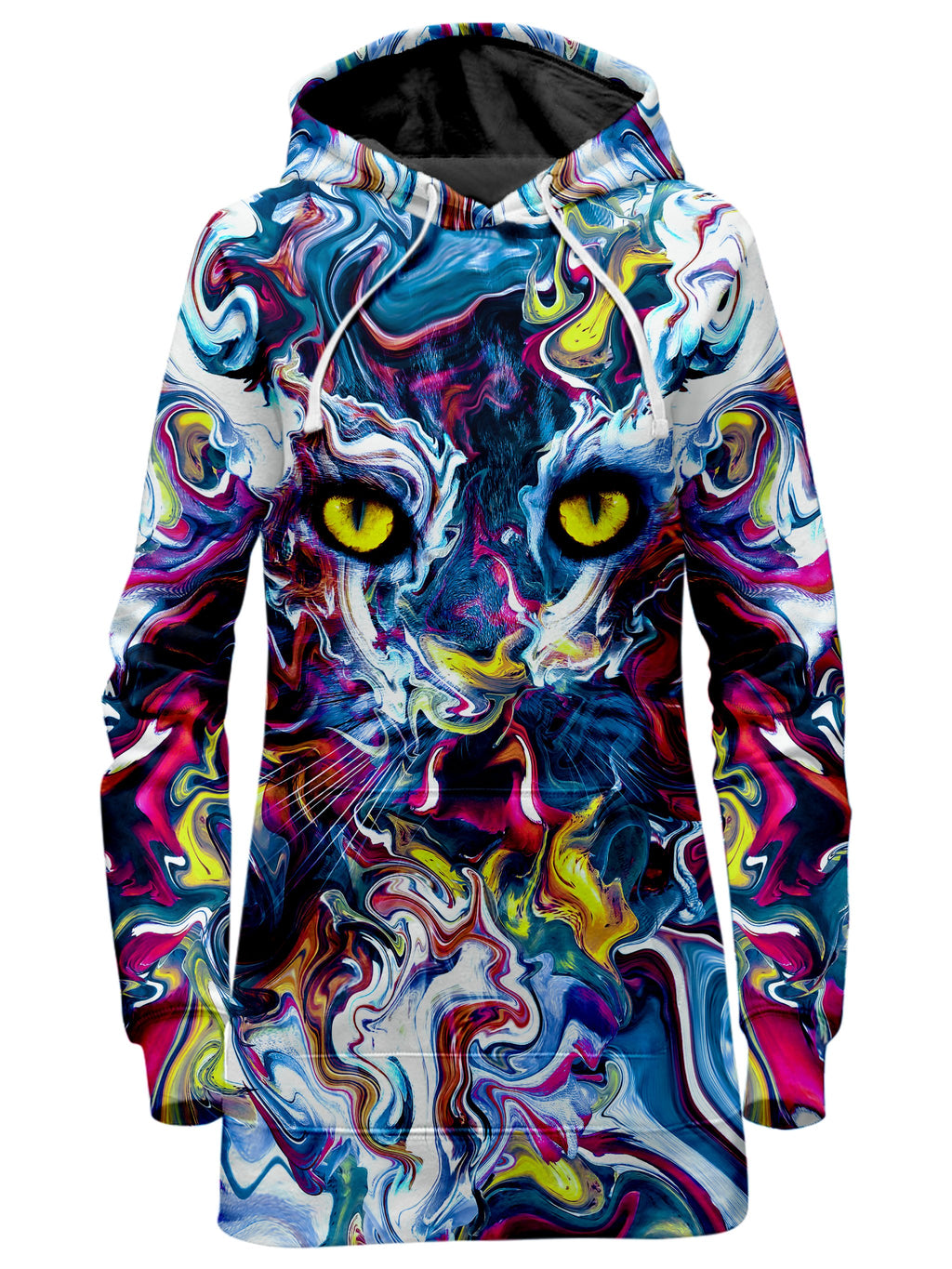 Feline Vision Hoodie Dress Riza Peker Epic Hoodie