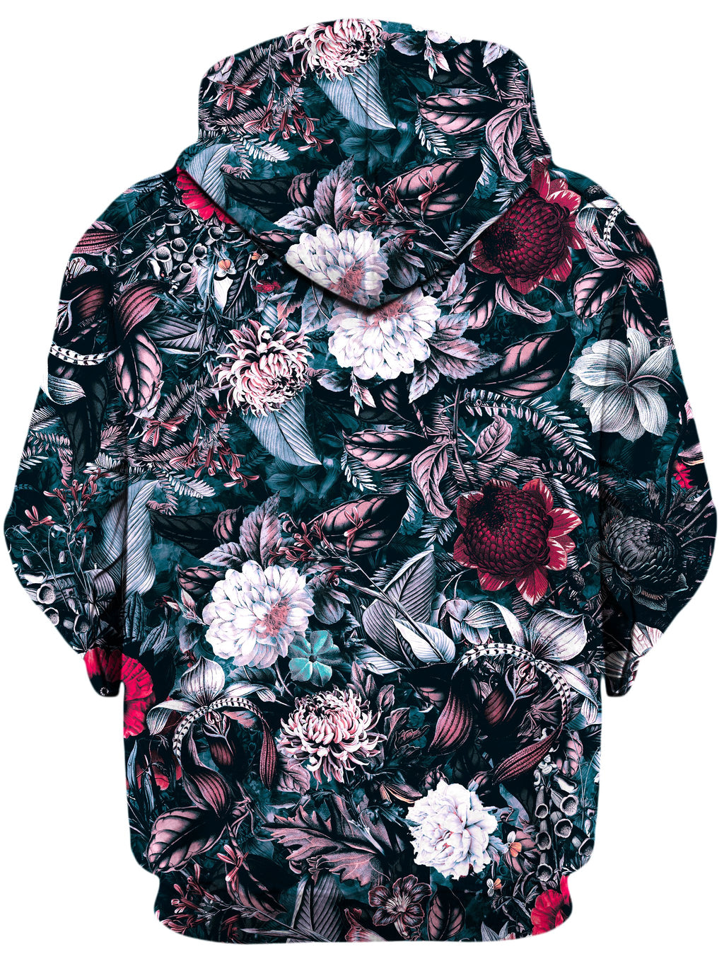 Blue Garden Unisex Zip-Up Hoodie