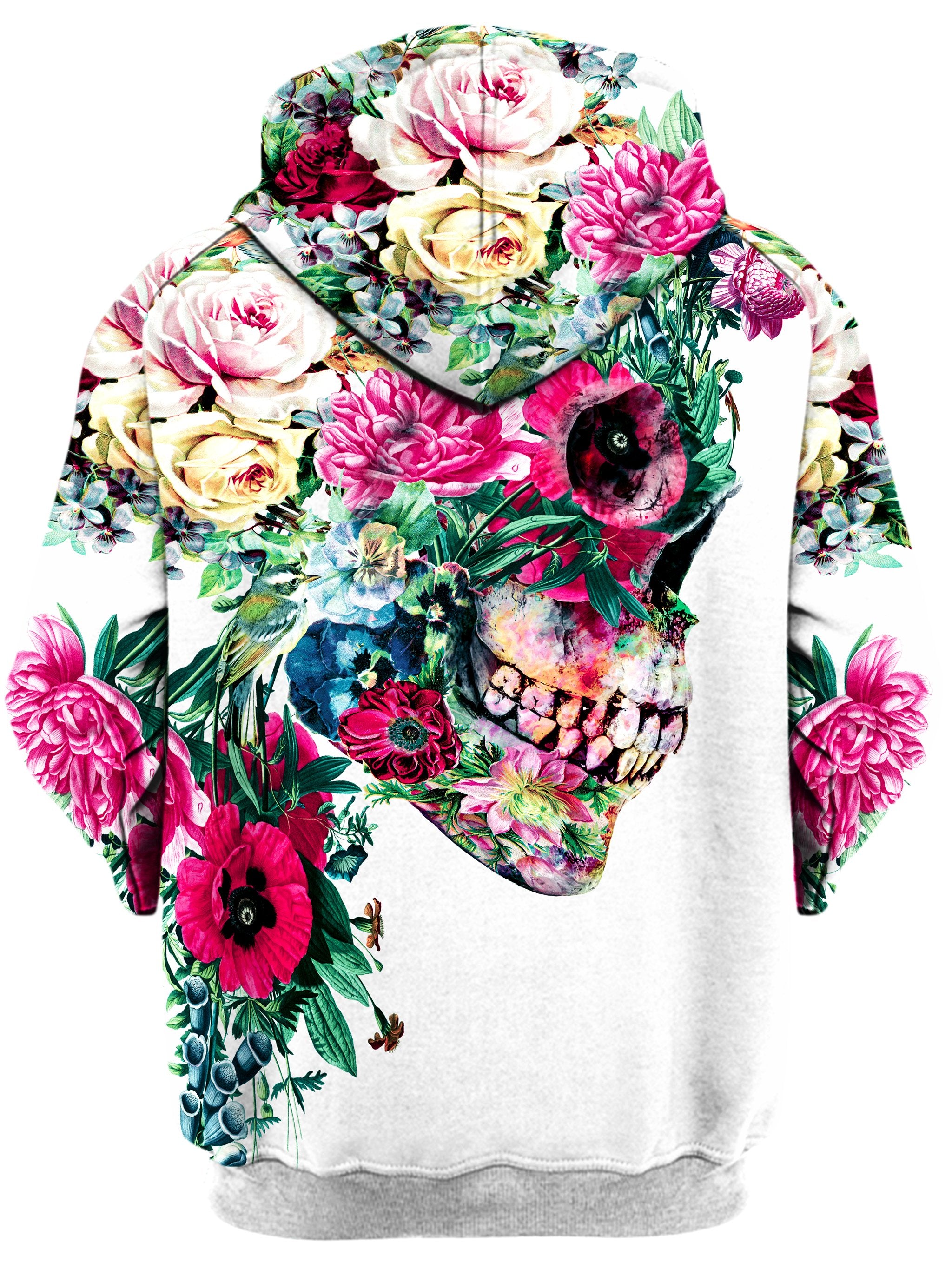 Floral Dorian Unisex Zip-Up Hoodie, Riza Peker, T6 - Epic Hoodie