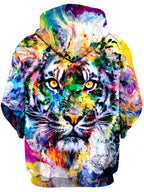 Tiger Unisex Zip-Up Hoodie Riza Peker Epic Hoodie