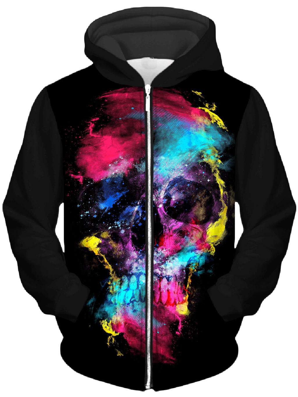 Skull 49 Unisex Zip-Up Hoodie, Riza Peker, T6 - Epic Hoodie
