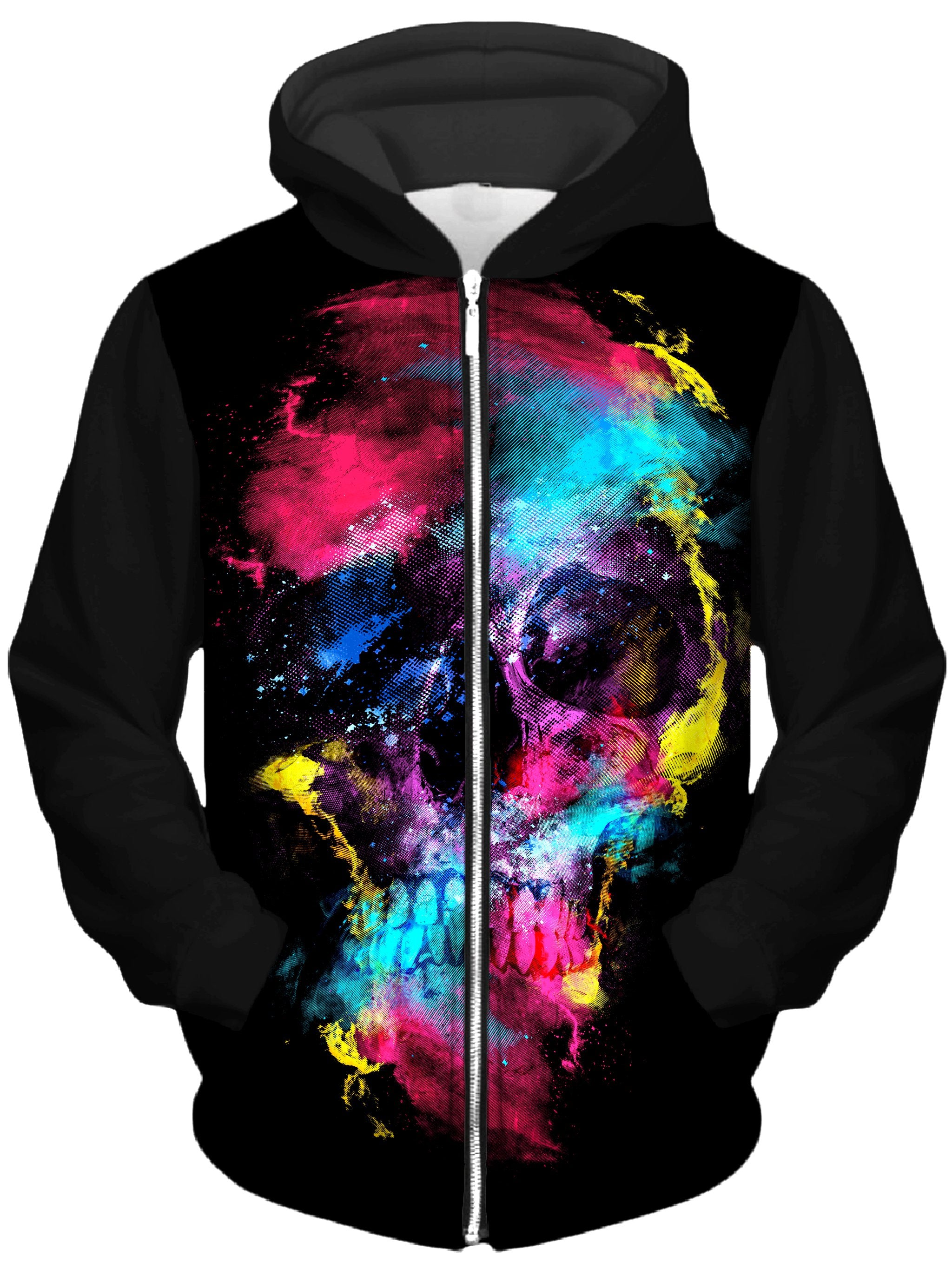 Skull 49 Unisex Zip-Up Hoodie, Riza Peker, T6 - Epic Hoodie