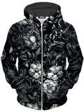 Darkness Unisex Zip-Up Hoodie
