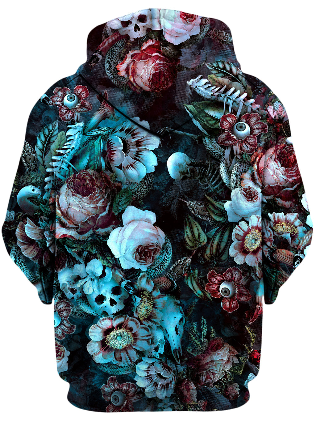 Eyes Of Darkness Unisex Zip-Up Hoodie
