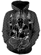 Sacred Ganesha Unisex Hoodie Set 4 Lyfe Epic Hoodie