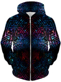 Sacred Sayagata Galaxy Unisex Zip-Up Hoodie, Set 4 Lyfe, T6 - Epic Hoodie