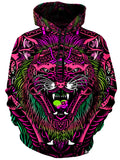 Acid Tiger Pink Unisex Hoodie, Set 4 Lyfe, T6 - Epic Hoodie