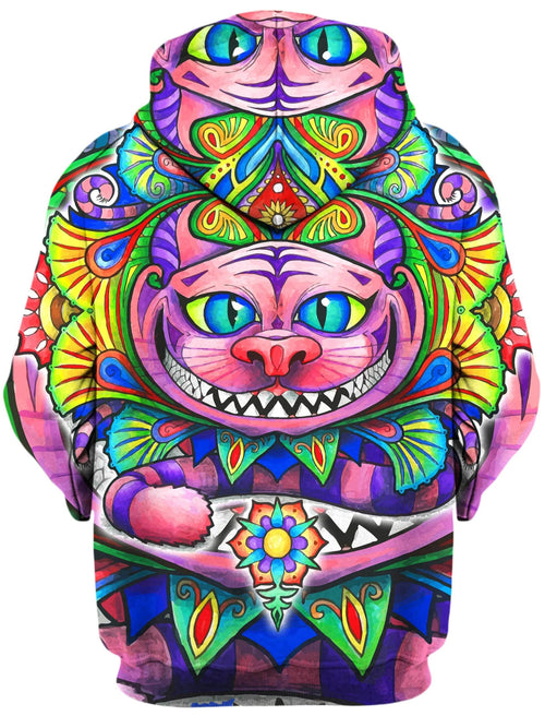 Cheshire Cat Unisex Zip-Up Hoodie Set 4 Lyfe Epic Hoodie