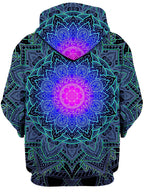 Mandala Love Unisex Zip-Up Hoodie Set 4 Lyfe Epic Hoodie