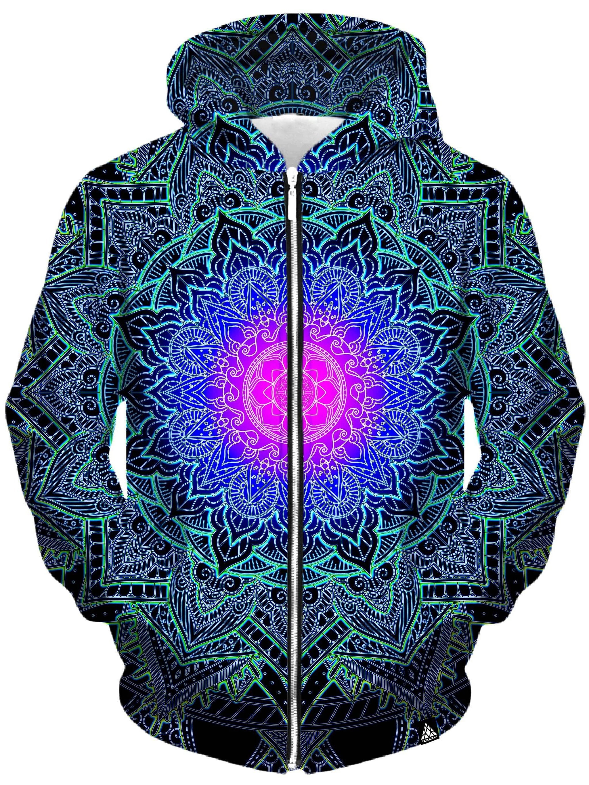 Mandala Love Unisex Zip-Up Hoodie