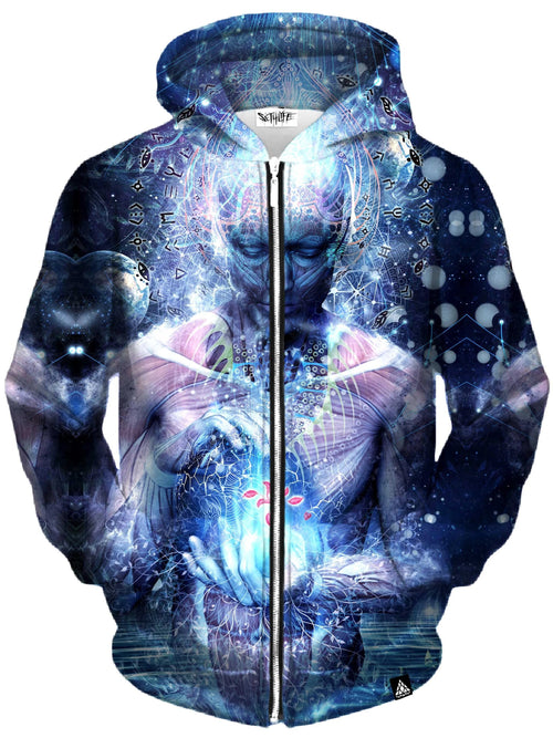 Silence Seekers Unisex Zip-Up Hoodie Set 4 Lyfe Epic Hoodie