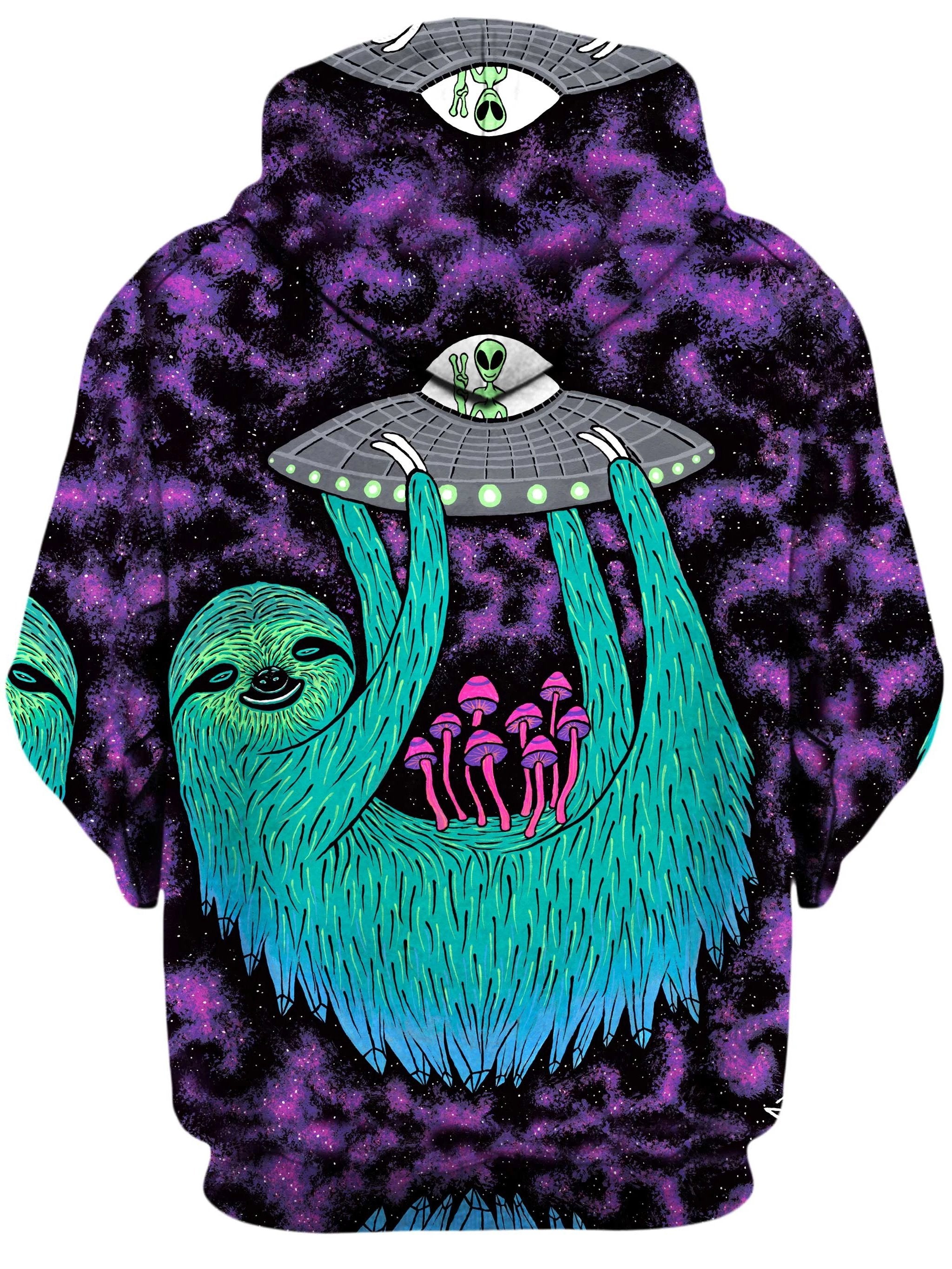 Sloth Abduction Unisex Zip-Up Hoodie
