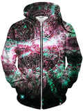 Star Mandala Vibe Unisex Zip-Up Hoodie, Set 4 Lyfe, T6 - Epic Hoodie