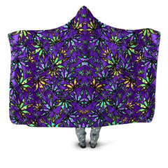 Cannabis Cascade Hooded Blanket