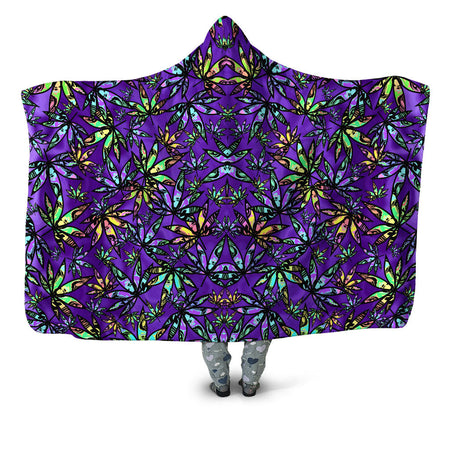 Sartoris Art - Cannabis Cascade Hooded Blanket