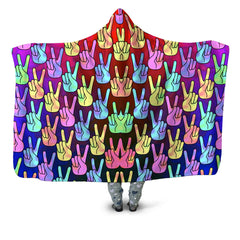 Hippy Trippy Hooded Blanket