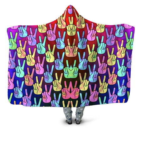 Sartoris Art - Hippy Trippy Hooded Blanket