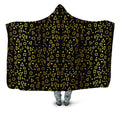 Mod Gold Shapes Hooded Blanket Sartoris Art Epic Hoodie