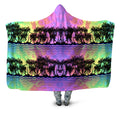 Tropical Sunset Hooded Blanket Sartoris Art Epic Hoodie