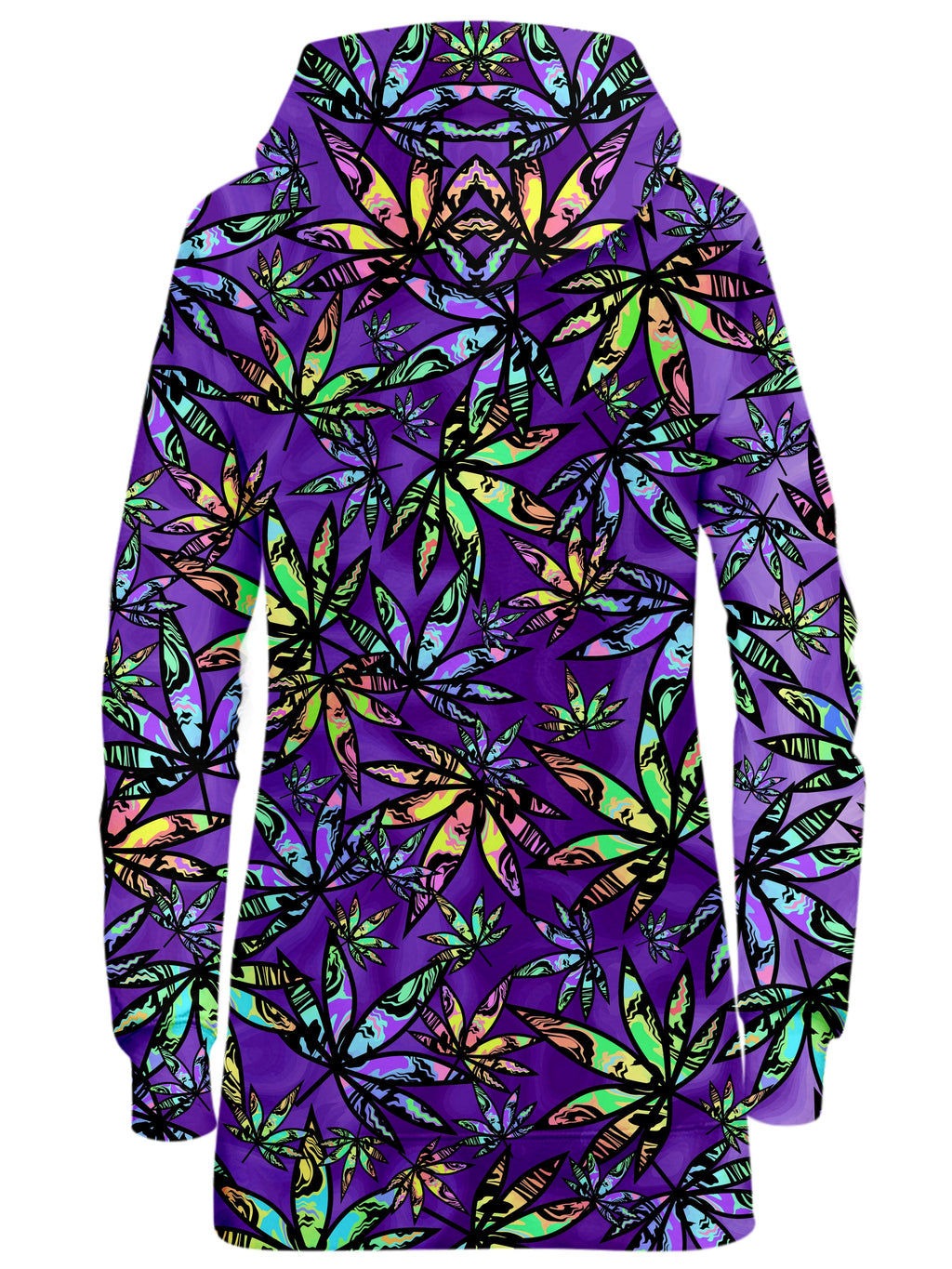 Cannabis Cascade Hoodie Dress Sartoris Art Epic Hoodie
