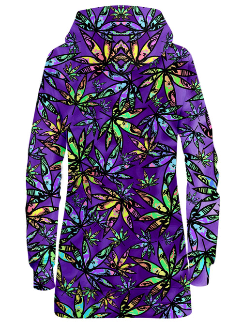Cannabis Cascade Hoodie Dress Sartoris Art Epic Hoodie