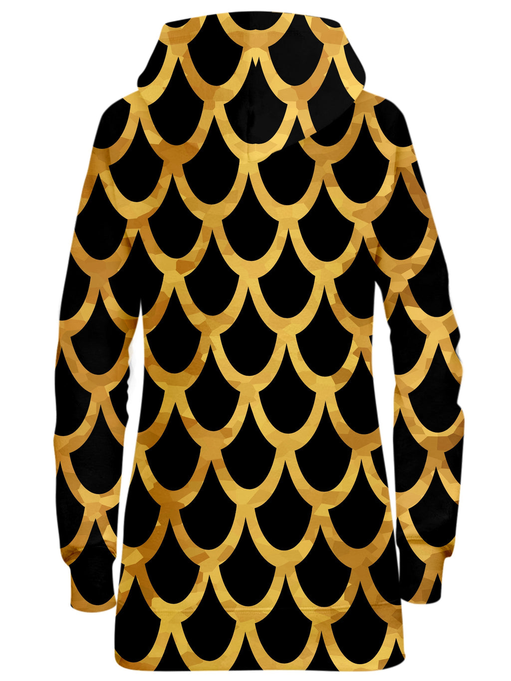 Mermaid Scales Gold Hoodie Dress Sartoris Art Epic Hoodie